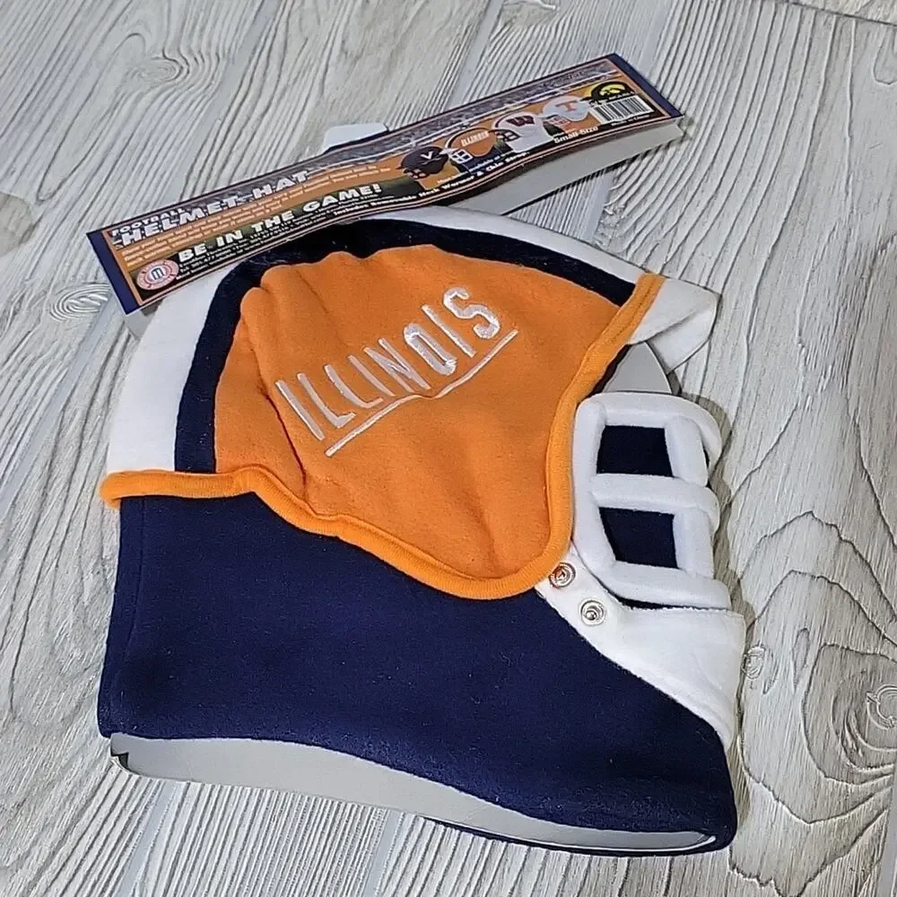 Illinois Football Helmet Hat, NEW